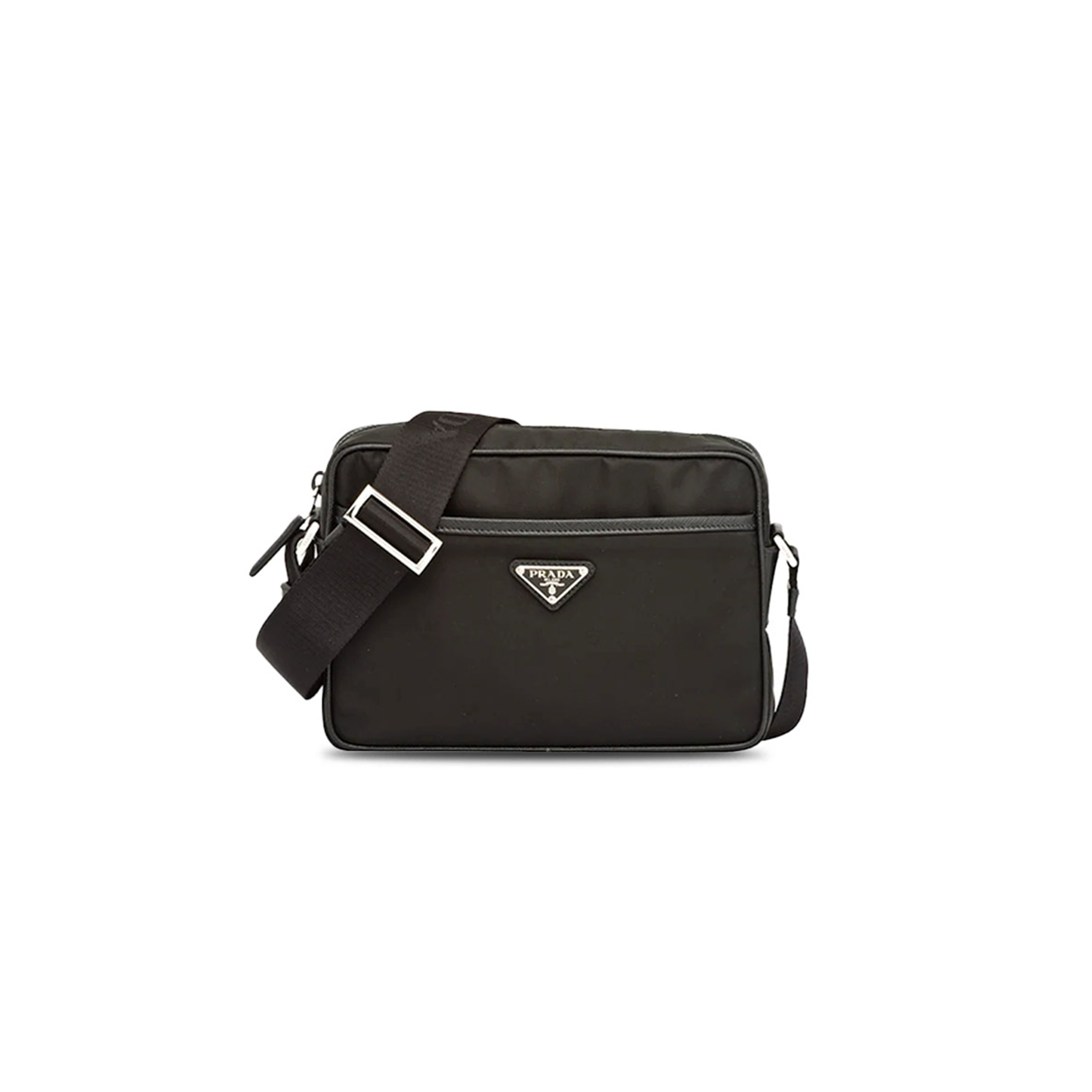 PRADA RE-NYLON AND SAFFIANO LEATHER SHOULDER BAG 2VH048 (23*16*7cm)